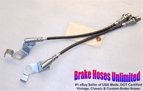 Sale - front stainless brake hoses ford galaxie &amp; thunderbird, 1967 late, disc