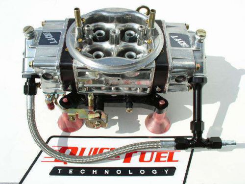 Quick fuel q-750-e85 750 cfm e-85 carburetor black carb &amp; line kit must see!!