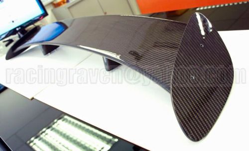 Carbon fiber 51&#034; rear wing trunk spoiler