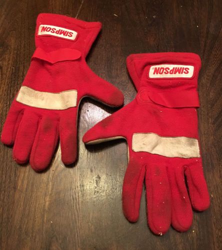 Simpson size xxl posi grip driving gloves (sfi-5)