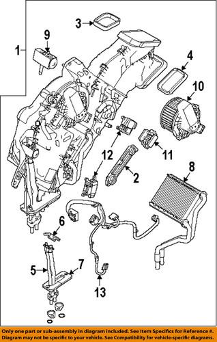 Ford oem ae9z19e616a rear evaporator-adjust motor