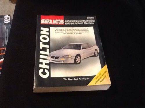 Used chilton&#039;s general motors grand am,skylark,calais repair manual 1985-95