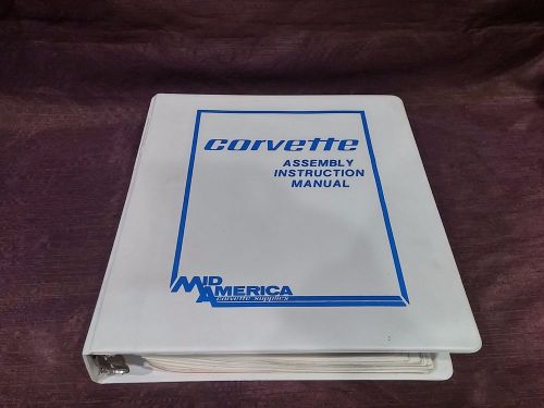 1960 corvette assembly instruction manual original rare collector