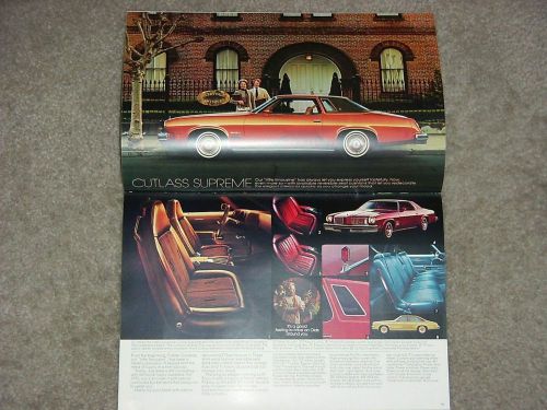 1975 oldsmobile full line original sales brochure