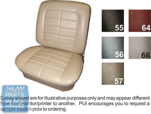 1964 riviera red front buckets seat covers - pui