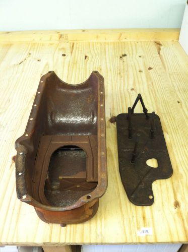 Corvette and chevrolet 6 quart oil pan trap door and windage tray and bolts