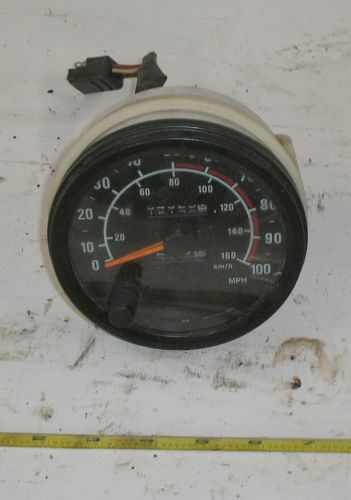 1998 arctic cat zr 600 speedometer gauge - cracked