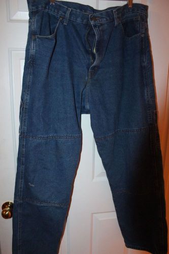 Men&#039;s kevlar lined draggin jeans 40 x 32 dark wash motorcycle jeans w/ zipper
