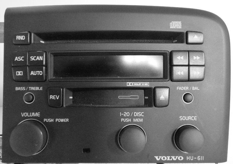 Volvo s80 radio cd tape player hu-611  1999-2004