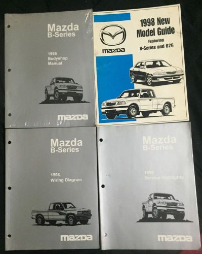 1998 mazda b-series truck factory oem service repair shop manual set