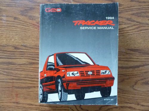 Chevrolet tracker gm repair service manual oem original 94
