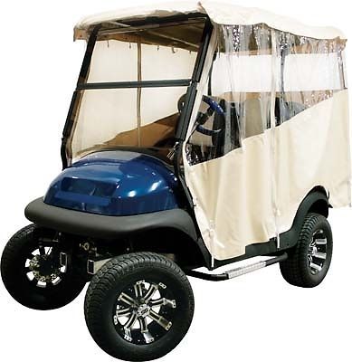Club car ivory 4-passenger 3-sided over-the-top enclosure (retail price $299.00!