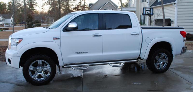 2007-2014 toyota tundra n-fab polished stainless steel nerf-steps t0786cc-ss