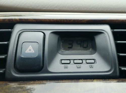 Honda accord front center digital dash clock hazard switch oem stock 98 99 00