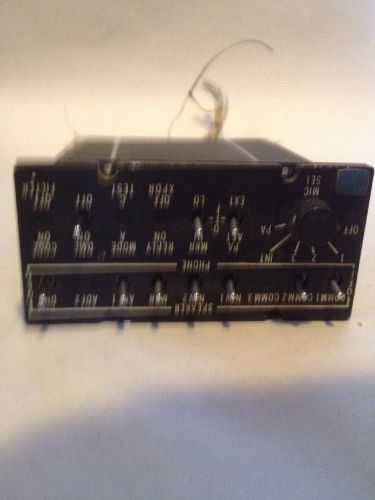 Cessna crafted twin audio panel 340003 1371 audio source selection output mic