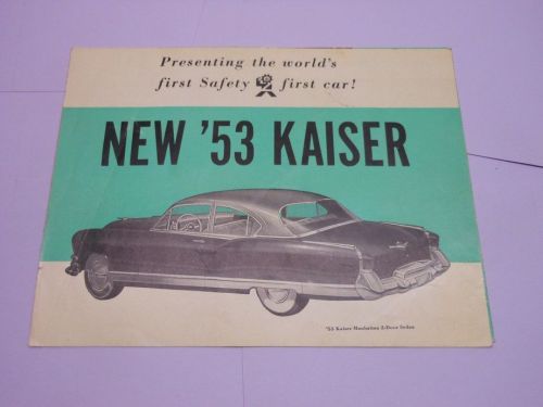 1953 kaiser safety  brochure