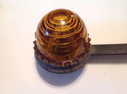 Vintage norton amber glass lens beehive lamp 1696643 british motorcycle rat rod