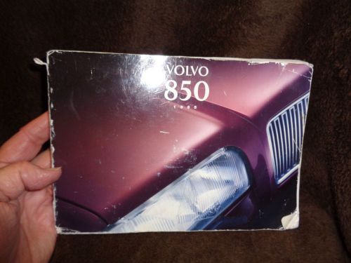 1995 volvo 850 owners manual * usa *canada  tp 3589/3  usable condition