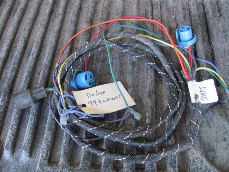 Fisher western snow plow dodge ford headlight harness