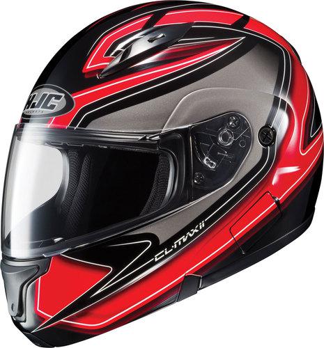 Hjc cl-max2 zader red/black/white full-face motorcycle helmet size 5xlarge