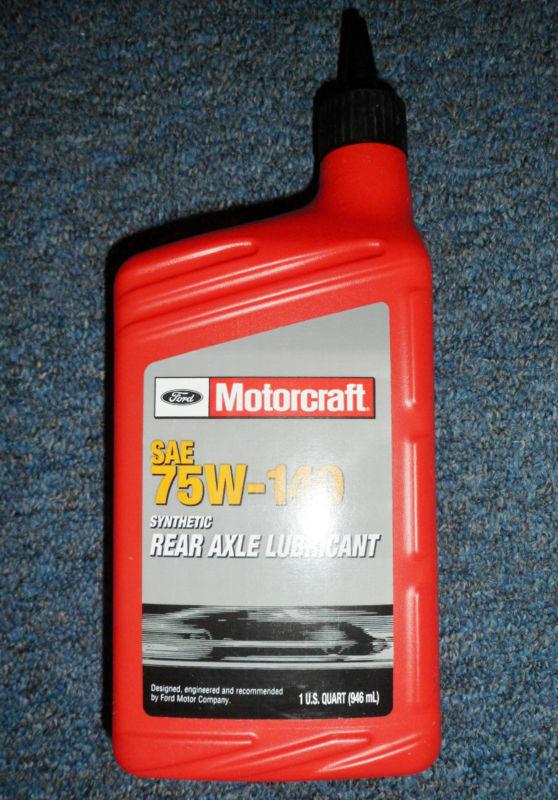 Motorcraft sae 75w-140 synthetic rear axle lubricant