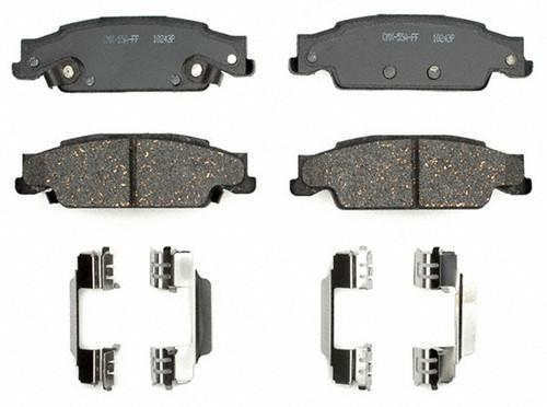 Acdelco durastop 17d922ch brake pad or shoe, rear-ceramic brake pad