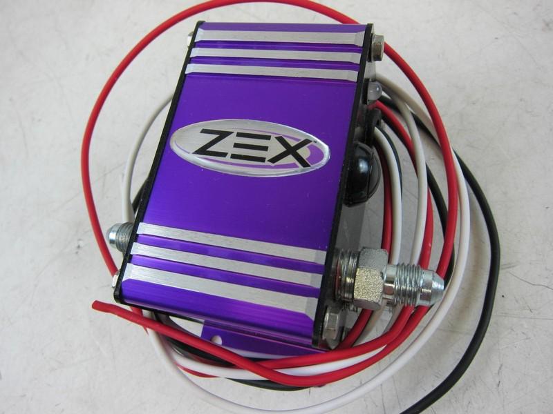 Zex nitrous wet control box ecu # 82008 nos nox no2 race drag tuner purple