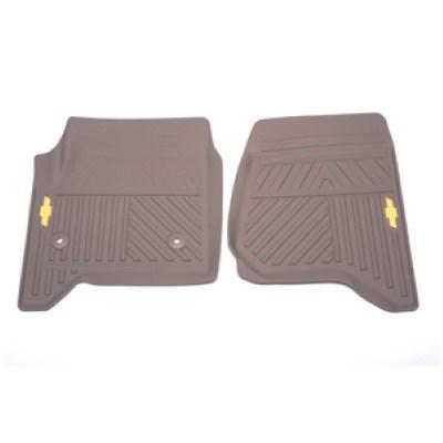 22858617 2014 silverado (new body style) front premium all-weather mats - dune