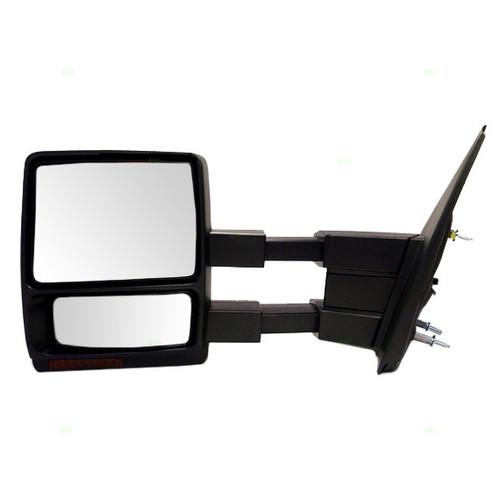 New drivers power tow towing mirror glass housing heat heated 11-12 ford truck