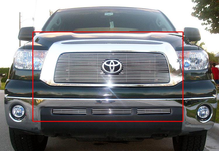 Fit:07-09 toyota tundra billet grille combo 