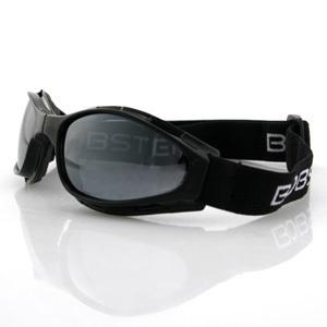 Crossfire folding motorcycle riding goggles smoked lens