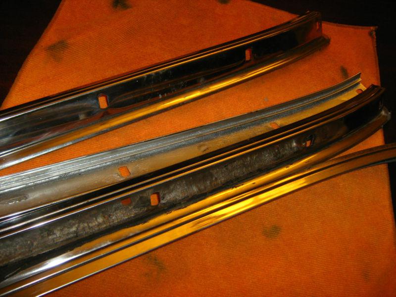 1963 chevy impala  left and right windshield pillars trim