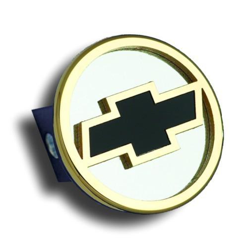 Gm chevrolet gold hitch plug (black fill) made in usa genuine
