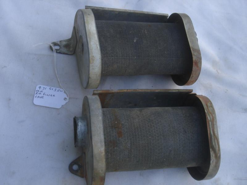 1972 honda sl350 k2 pair air cleaner body left and right    cb cl ahrma