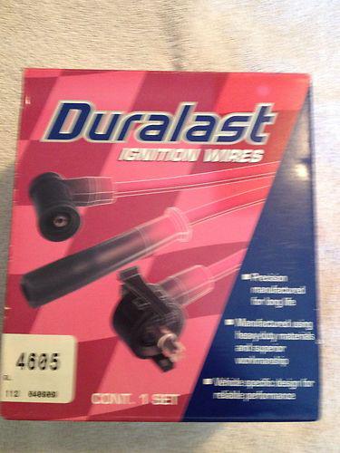 Duralast part # 4605, 8 cyl ignition new in box complete spark plug wire set