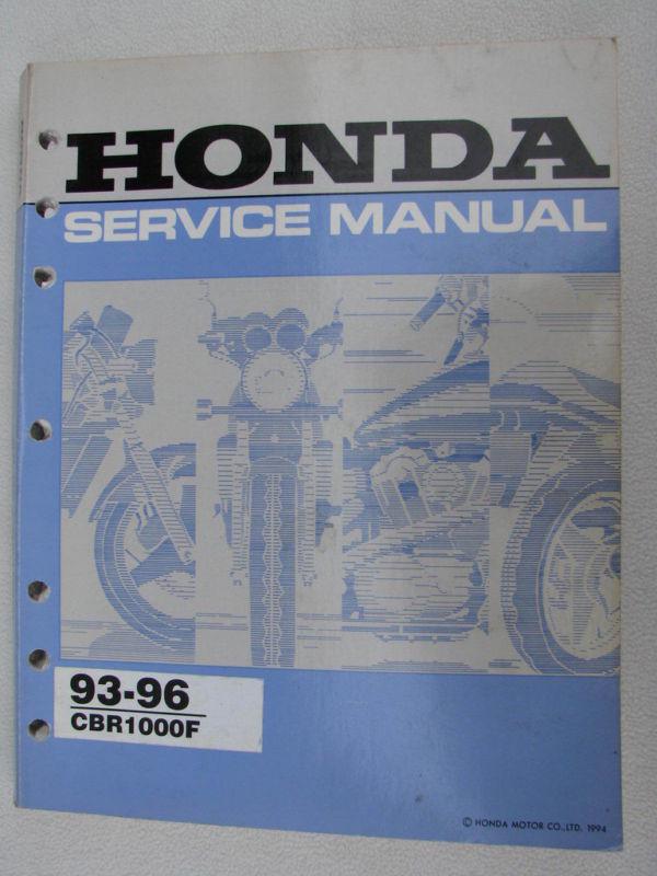 Honda shop service manual cbr1000f cbr1000 cbr 1000 f