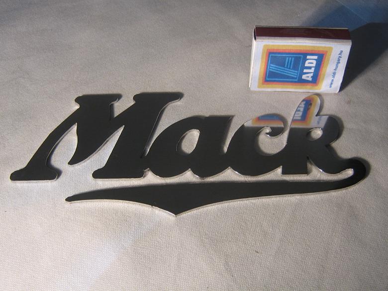 Mack 1920 logo, metal, new (jus-qma-3n)