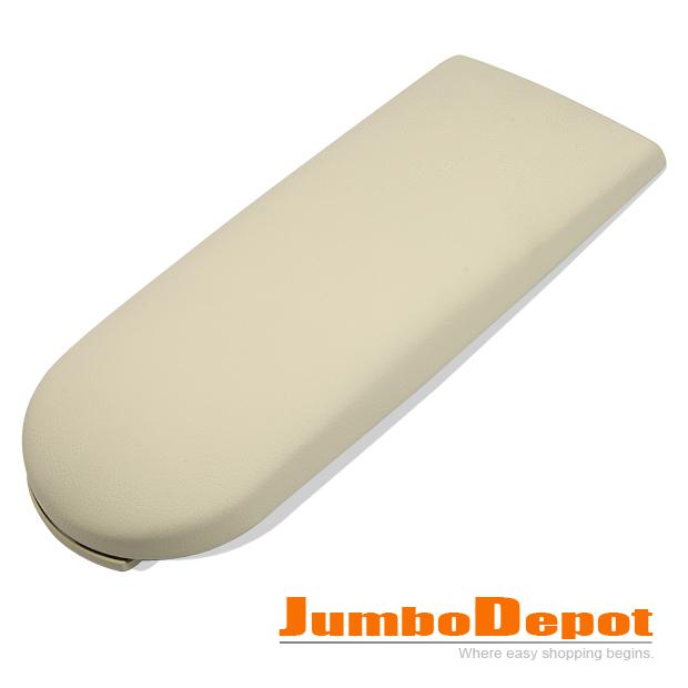 Light beige leatherette center console armrest cover lid hot style 1 for vw golf