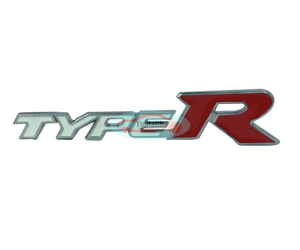 White metal hood front grilles grille grill badge emblem for typer type r type-r