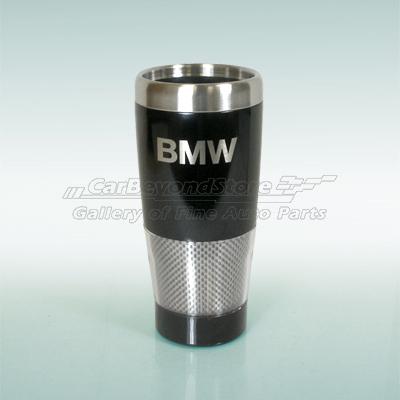 Bmw carbon fiber look travel mug, tumbler, official bmw product + free gift