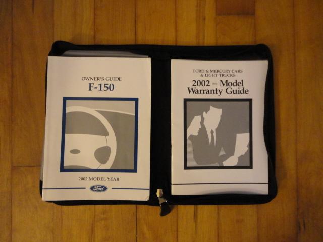2002 ford f150 owners manual
