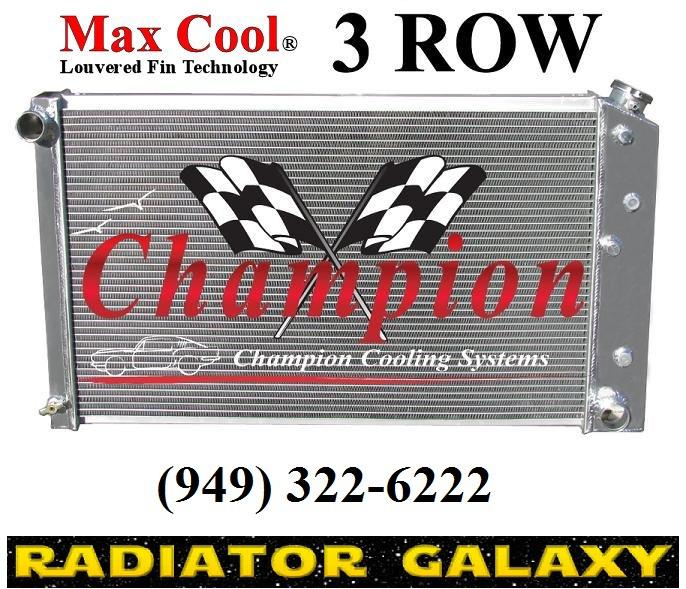 1973 74 75 76 77 78 79 80 chevy s/t series pickup truck 3 row champion radiator 