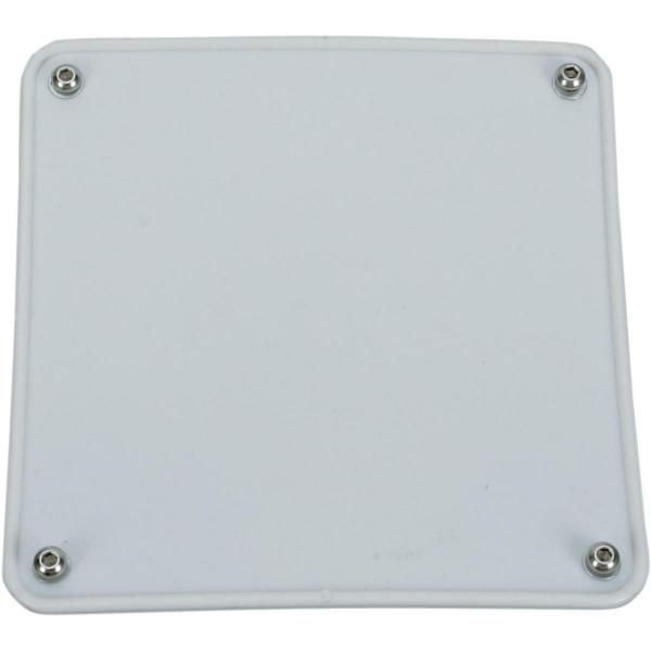 Motoworks number plate for mx/xc bumper screen white 80-0000