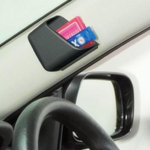 2pcs adhesive back soft plastic holder storage convenient   car pillar pocket  
