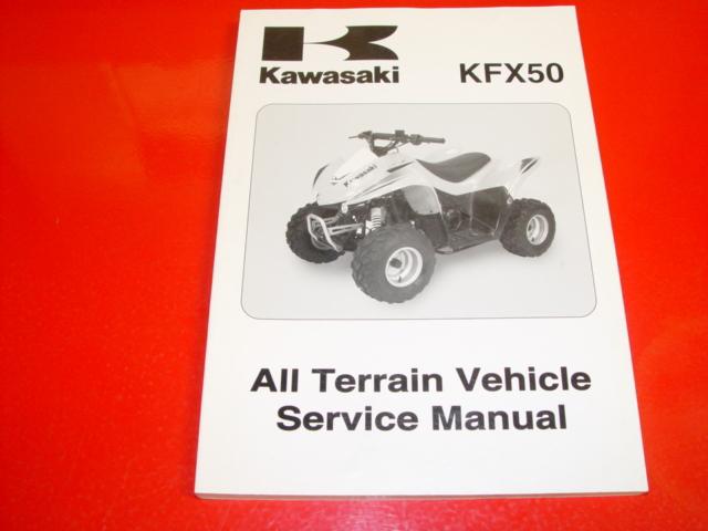 Kawasaki kfx 50 service manual 99924-1370-01 paperback