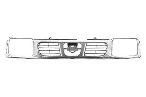 Replace ni1200181pp - nissan frontier grille brand new truck grill oe style