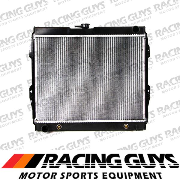 2 row cooling radiator replacement assembly 84-87 toyota 4runner 2.4l 4-cyl