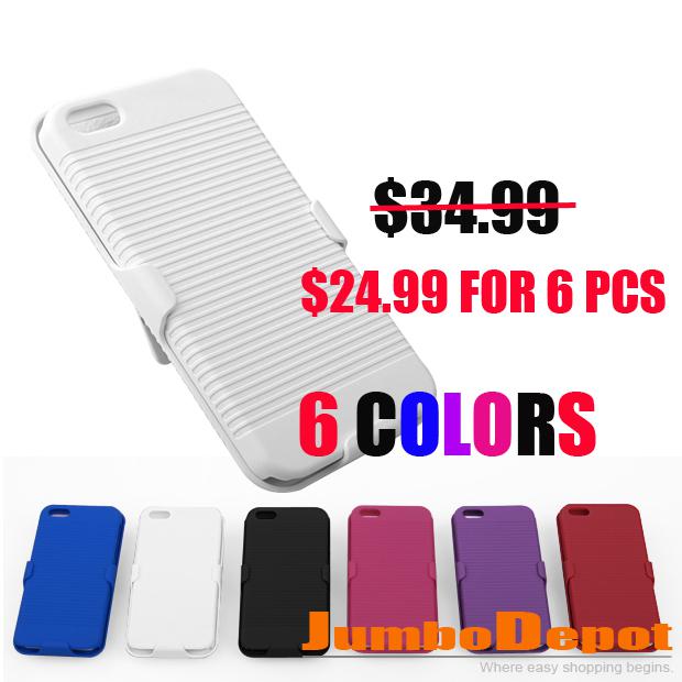 Brand new 6colors hard stand phone case cover w/ swivel holder clip fit iphone 5