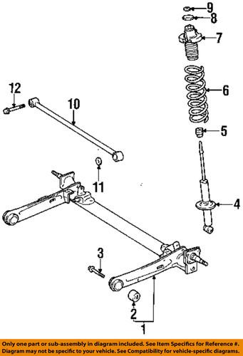 Toyota oem 4823116890 suspension coil spring/coil spring