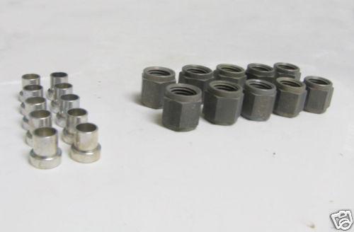 An 818 819 -4 tube nut nuts sleeve nitrous fittings fastener